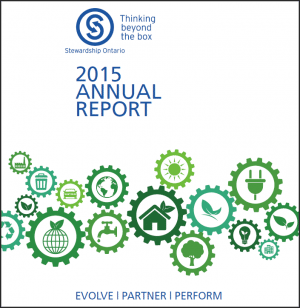 2015 Stewardship Ontario Annual Report